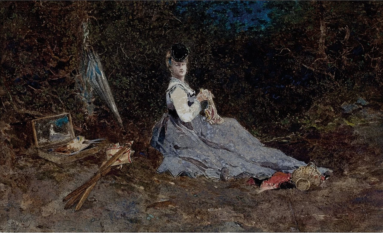 Giuseppe De Nittis - In posa